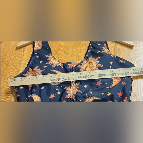 Celestrial Sea Grove Swimwear Tankini.  Size XL (48) Stars & Moon. - Picture 5 of 5